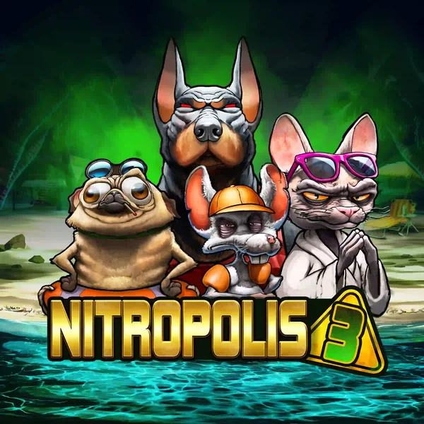 Nitropolis 3 slot artwork by ELK Studios
