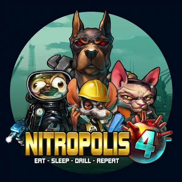 Nitropolis 4 slot artwork by ELK Studios