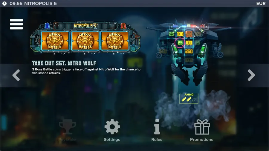 Nitropolis 5 Boss Battle against Sgt Nitro Wolf