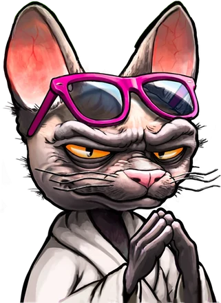 Gritty Kitty character from the Nitropolis series