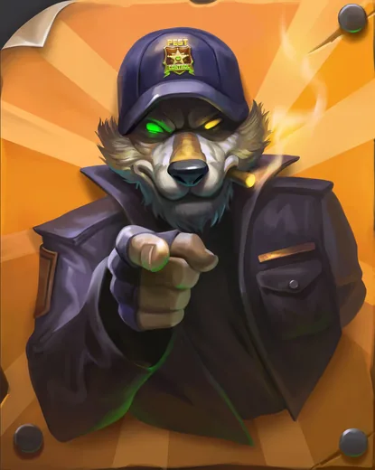 Sgt Nitro Wolf character from the Nitropolis series
